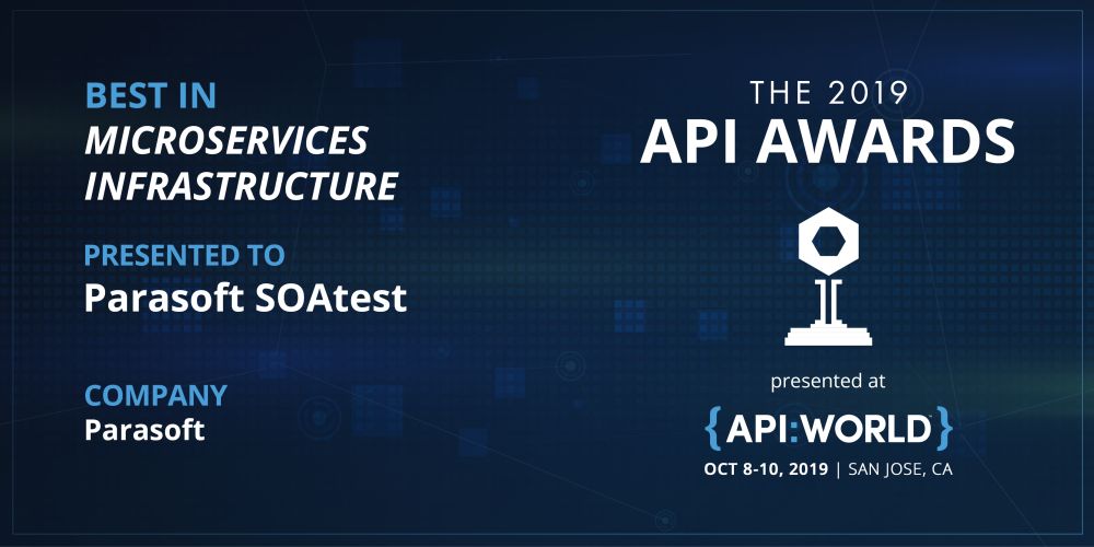 Parasoft erhält API Award für Microservices-Lösung