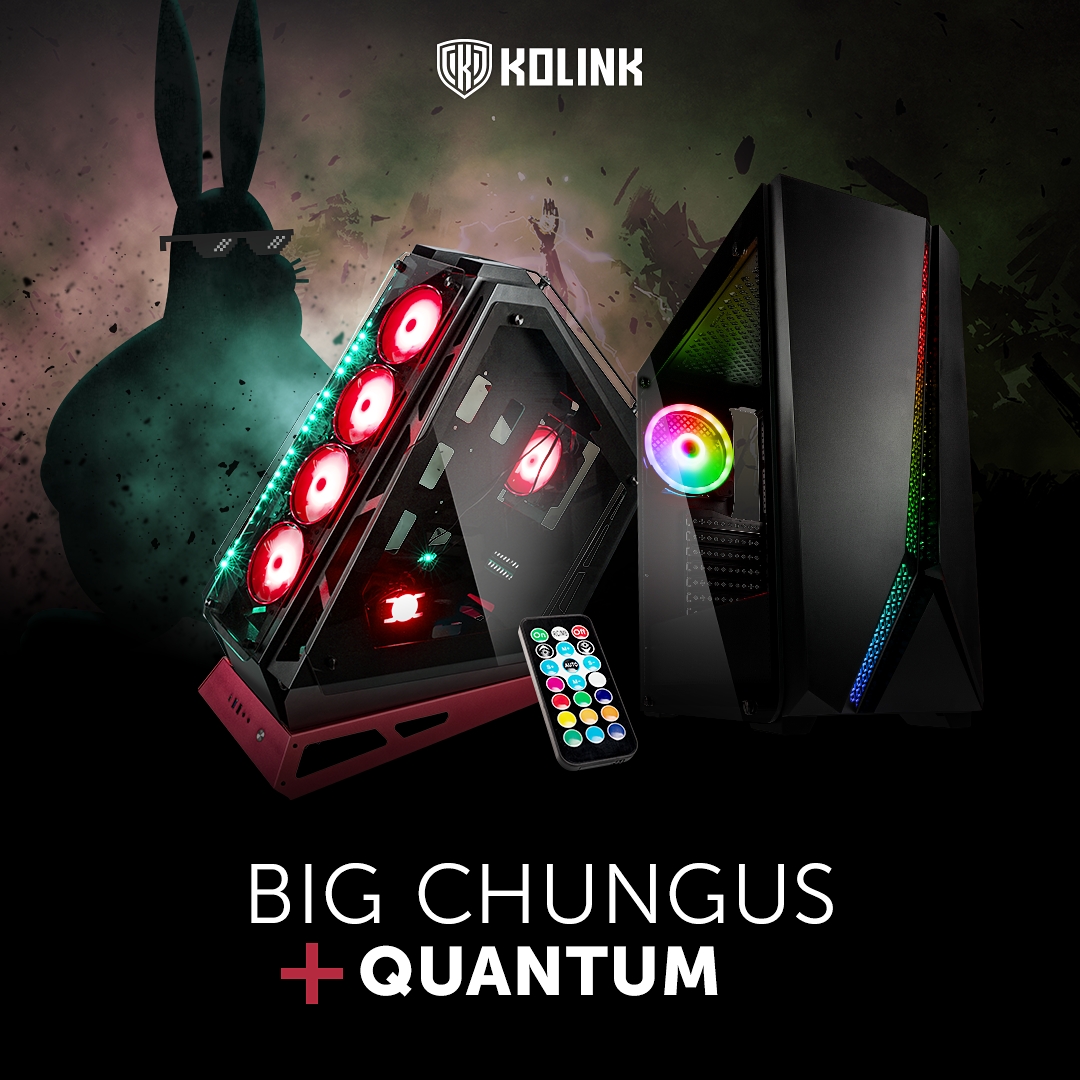 BRANDNEU bei Caseking – Kolink Big Chungus & Kolink Quantum RGB-Gehäuse