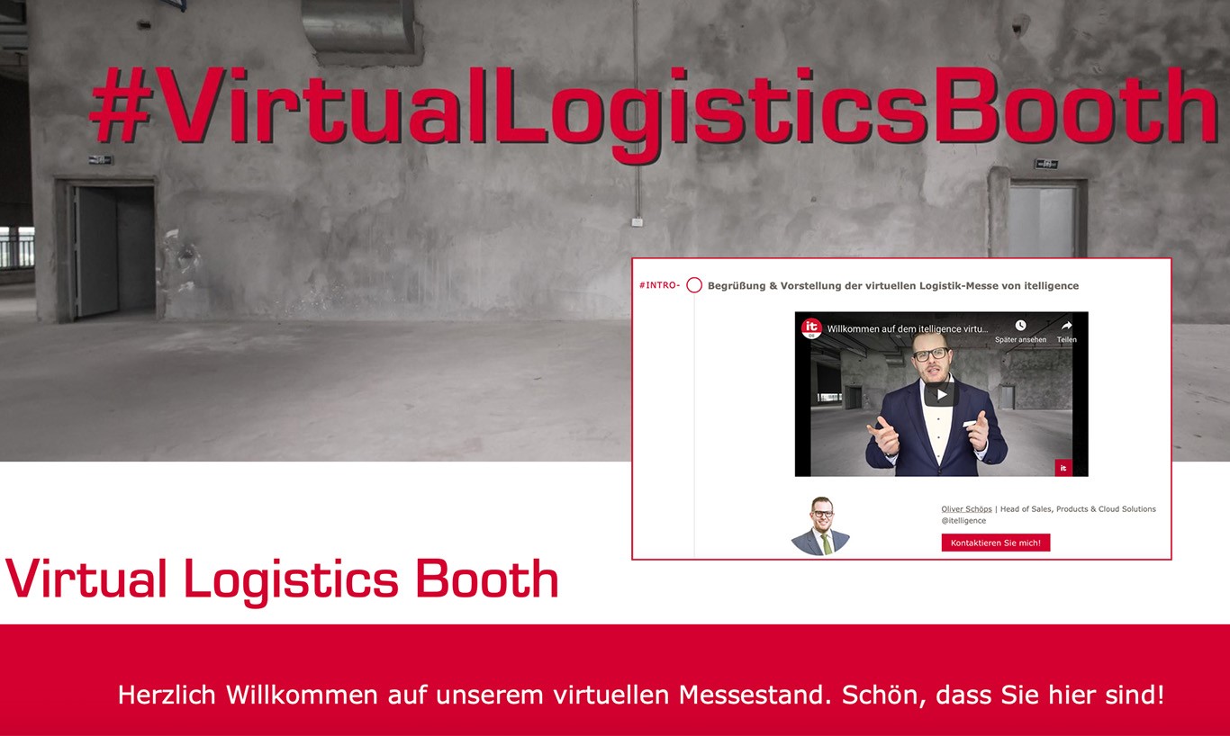 itelligence: Virtueller Messestand statt LogiMAT – ein erfolgreiches Experiment