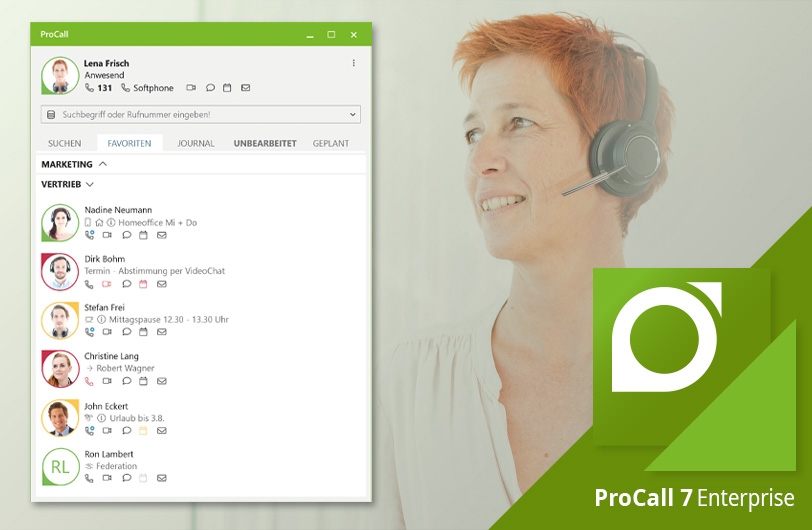 Ab sofort verfügbar: ProCall Enterprise in Version 7