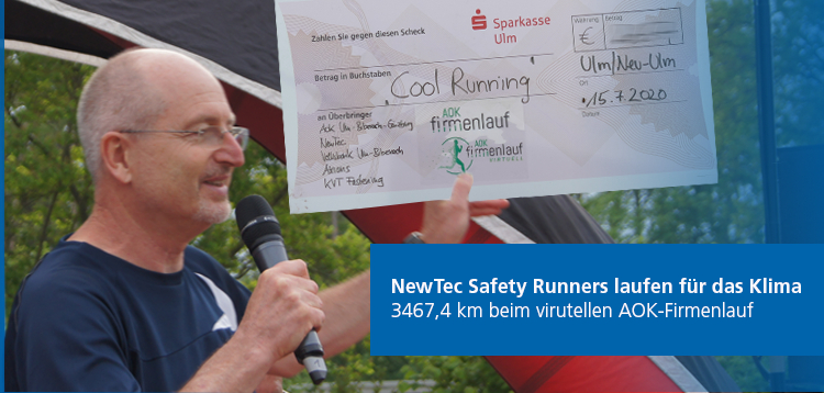 „NewTec Safety Runners“ laufen für das Klima