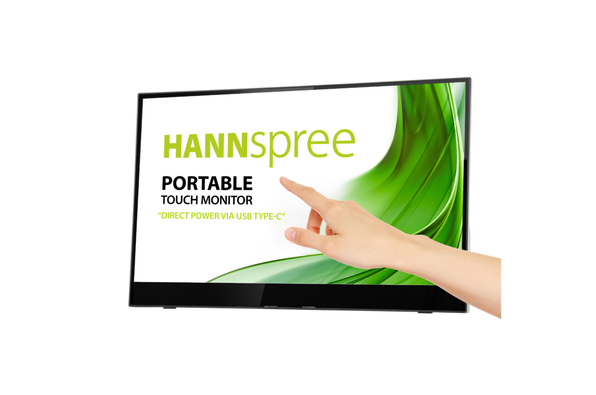 HANNspree: Portable USB-Monitore mit 15,6-Zoll-ADS-Panel