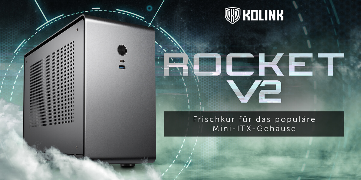 Kolink Rocket v2 Mini-ITX-Gehäuse jetzt bei Caseking!