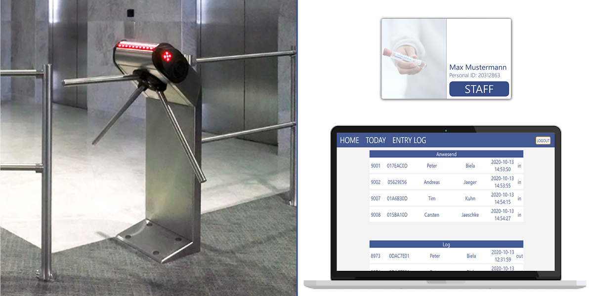 COVID Zutrittsmanagement System für Impfzentren