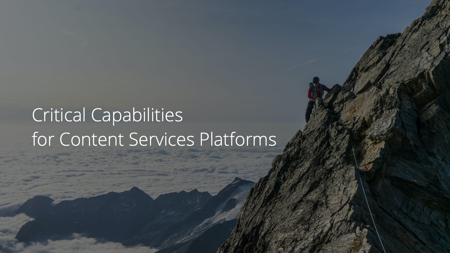 M-Files schneidet im Critical Capabilities Report for Content Services Platforms 2020 von Gartner hervorragend ab