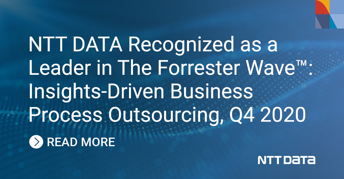 Forrester zeichnet NTT DATA als Leader bei Insights-Driven Business Process Outsourcing aus