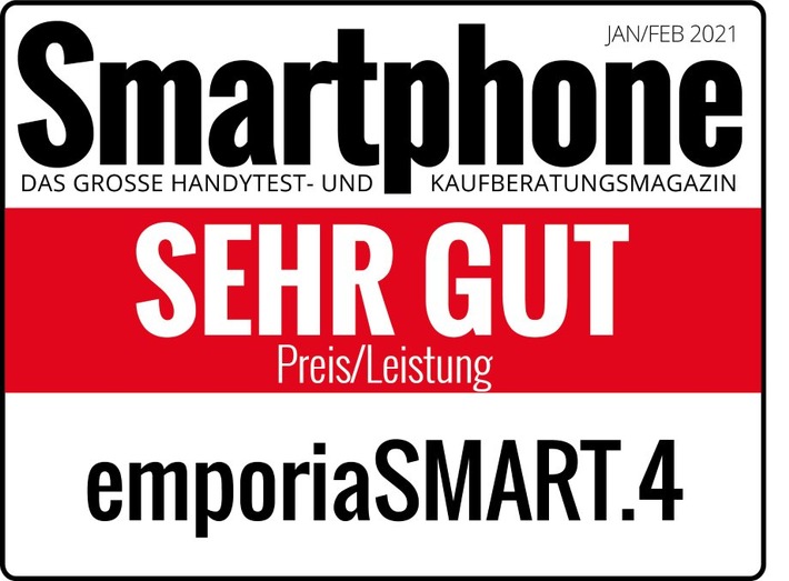 Preis-Leistungs-Sieger: emporiaSMART.4 mit „sehr gut“ bewertet