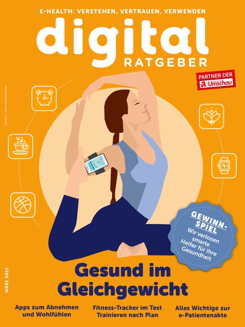 Gesundheitscoach Smartphone: Digital Ratgeber stellt die relevanten Apps für Abnehmen, Fitness und gesunden Schlaf vor / Kostenloses E-Paper mit vier großen Tests und großem Leser-Gewinnspiel