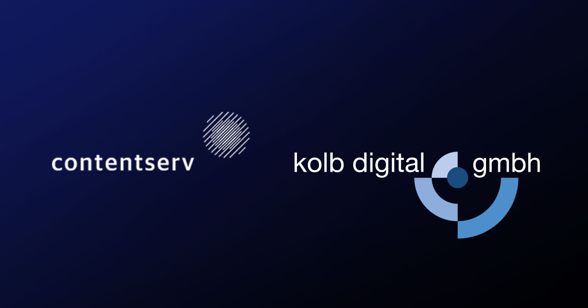 Contentserv und kolb digital – Partner für effizientes Omnichannel Management