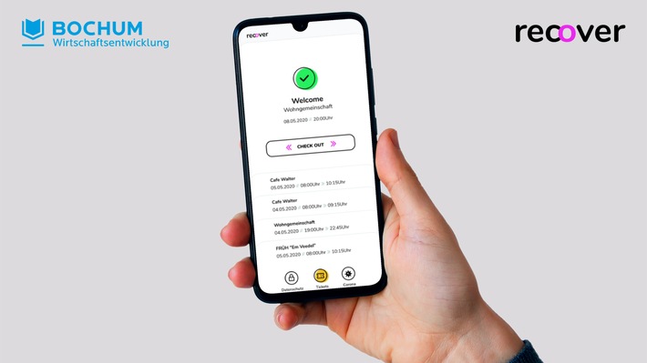 Recover App: Wirtschaftsentwicklung ermöglicht Kontaktverfolgung für weitere Branchen