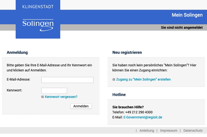 Technische Betriebe Solingen führen Finanzkonto auf Basis von cit intelliForm ein