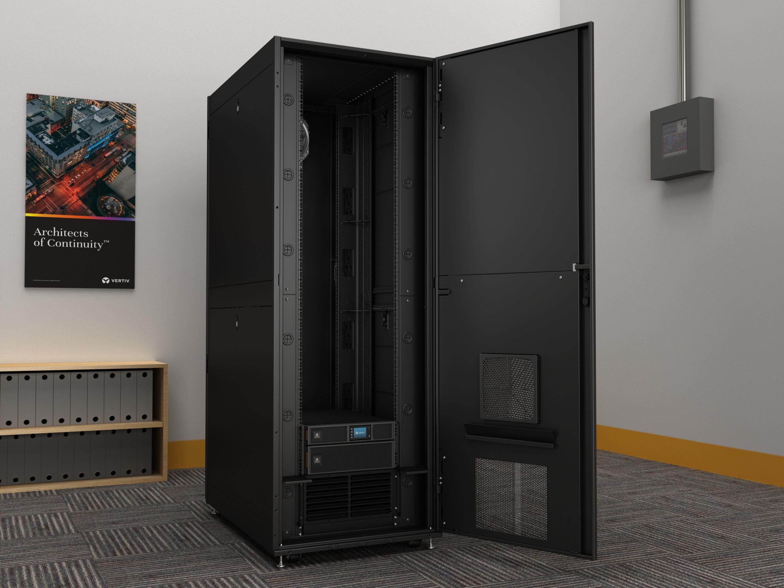 Vertiv stellt neues Plug-and-Play-Mikrorechenzentrumssystem für Edge-Computing vor