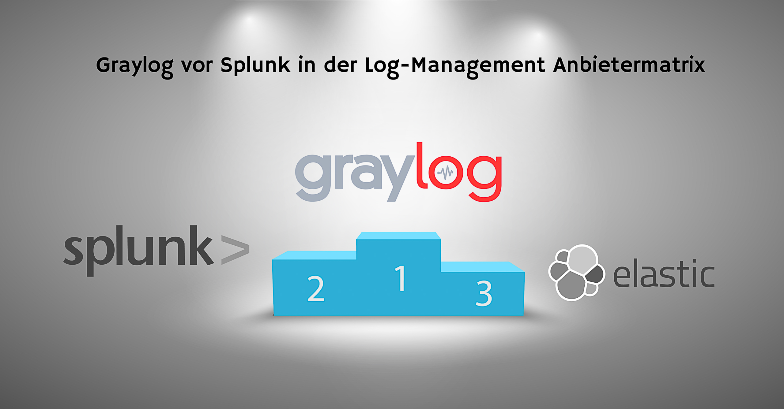 Graylog vor Splunk in der Log-Management Anbietermatrix