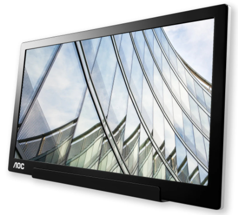 AOC launcht tragbaren 15,6″-Monitor mit hybridem USB-C- und USB-A-Anschluss