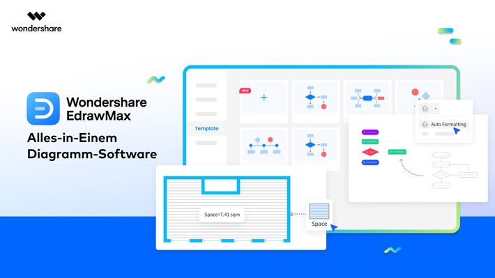 Wondershare veröffentlicht EdrawMax 11.0, um die Diagrammerstellung für Einzelpersonen und Teams zu verbessern / Mit mehr als 280 Diagrammtypen und einer intuitiven Oberfläche