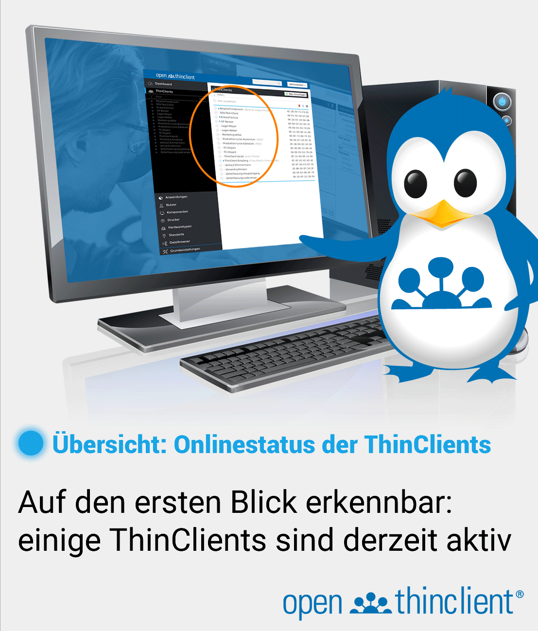 Endlich, die Client „Ampel“