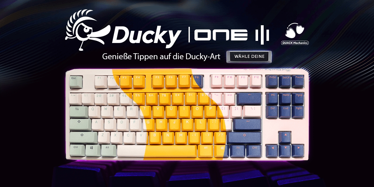 Ducky One 3 – QUACK Mechanics für perfektes Tippgefühl