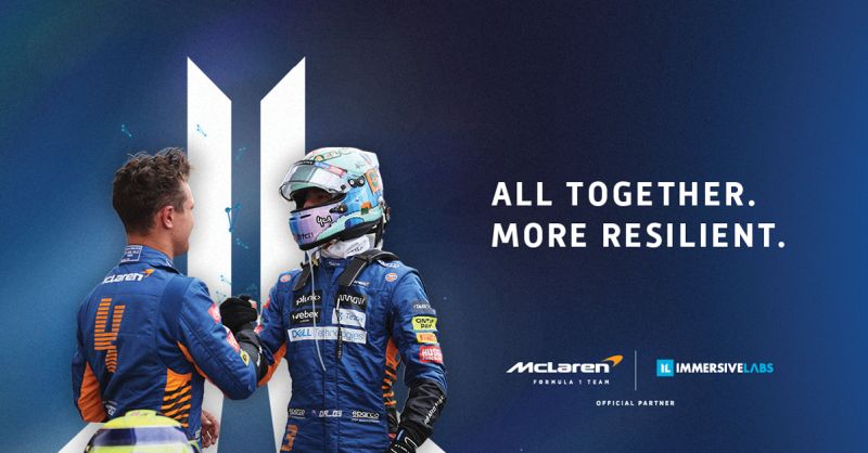 McLaren Formel-1-Team macht Immersive Labs zum Official Partner für Cyber Workforce Optimization