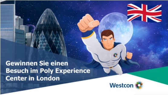 Hybrid Heroes Incentive: Jetzt Umsatz mit Poly machen und exklusives Wochenende in London gewinnen